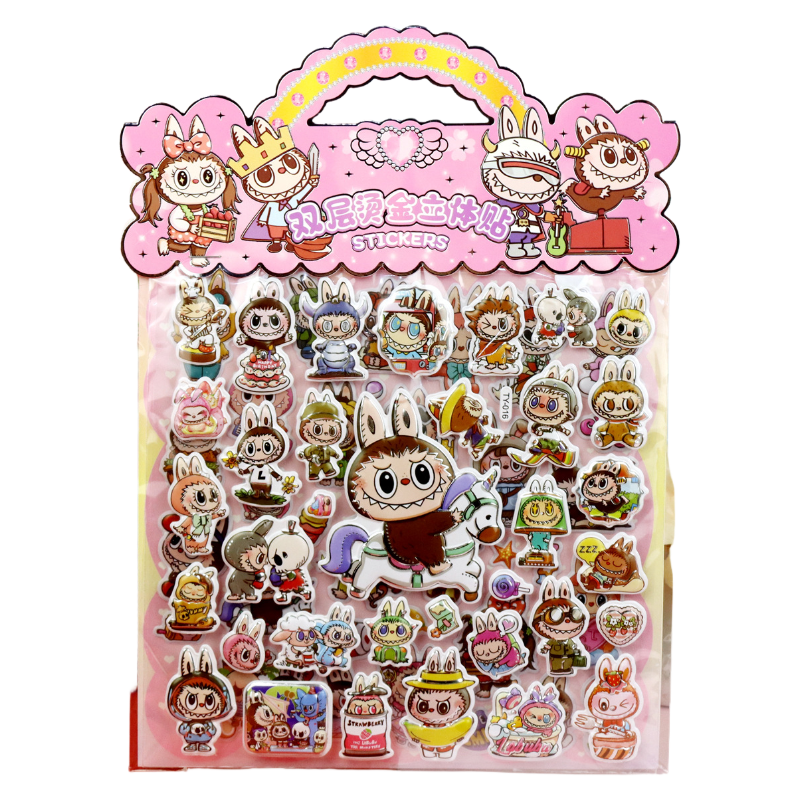 Auraquise - Wholesale Sticker - Kids & Baby - Cartoon 3D Double-Layer Cartoon Foil Decorative Stickers6
