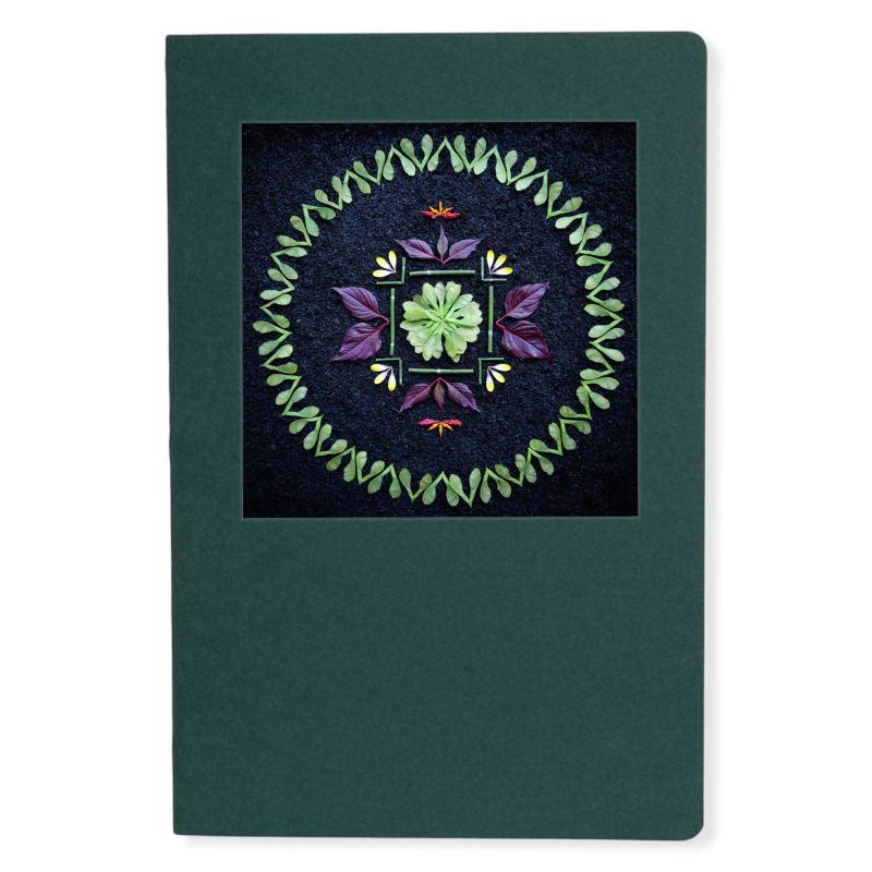 Nature Mandala Art - Wholesale Notebook - Nature / Flower Mandala LG Notebooks:: Earth Tones Designs6