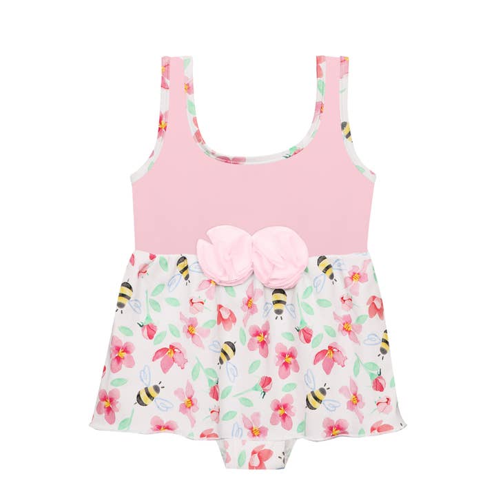 Banho bebé Bees Ella Anti UV de 1 peça por atacado de Chipote Pas