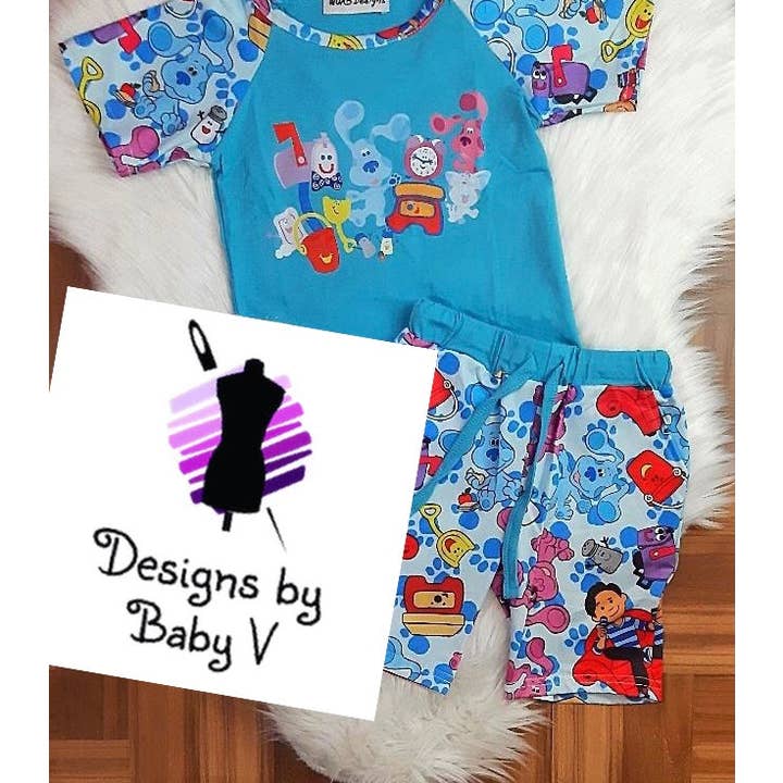 Blues Clues Shorts Set for wholesale by Custom Designs by Baby V