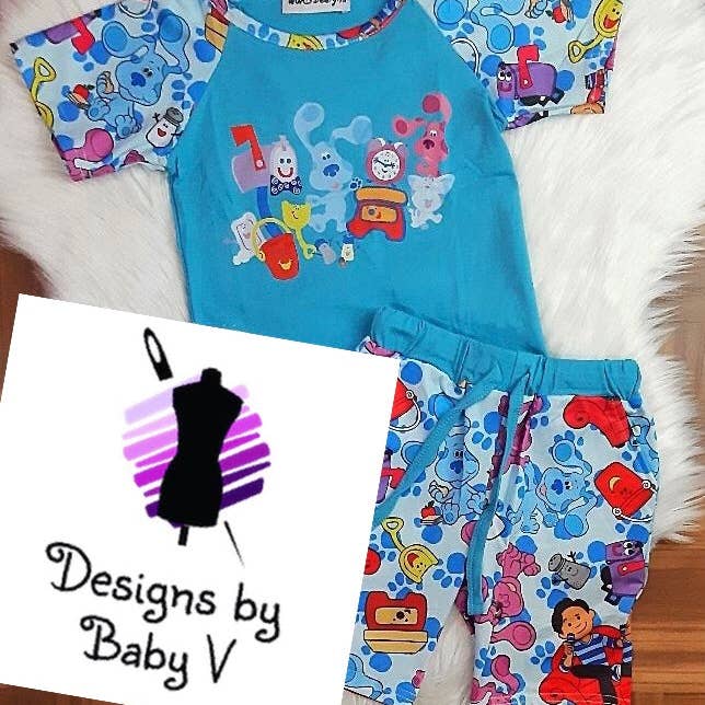 Blues Clues Shorts Set for wholesale by Custom Designs by Baby V