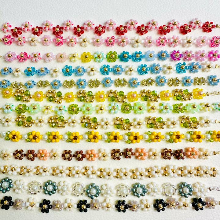 Soul Charms - Wholesale Beaded Bracelet - Japanese Miyuki Beaded Flower Bracelet5
