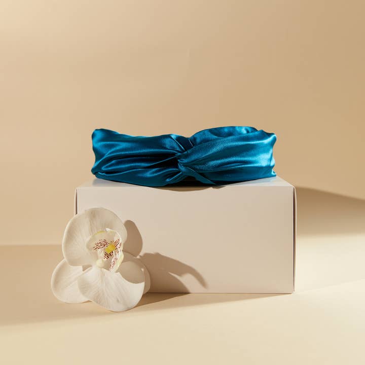 100% silk knot head bands 19 mm for wholesale by Marcheduluxe