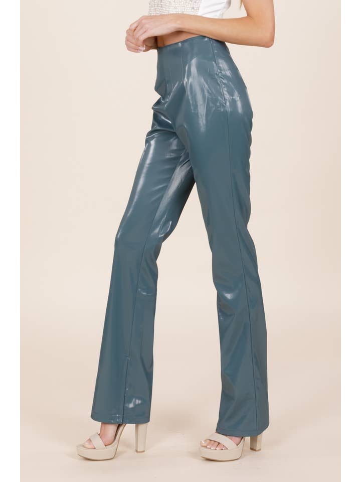 The Sang – Engroshandel Bukser - Dame – SP43080521 - BUKSER I IMITERET LÆDER9