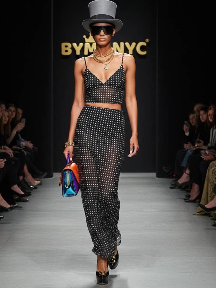 Polka Dot Mesh Set • SOHO New Collection BYMANYC ® New York for wholesale by BYMANYC NEW YORK