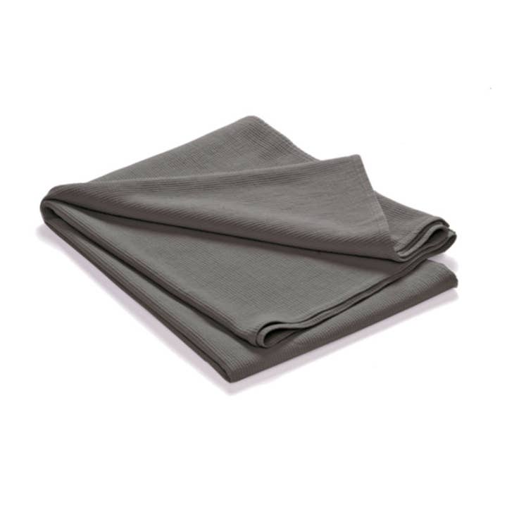 74062277 Bedspread Stonewashed 260x260 cm Stripes dark grey for wholesale by Etol