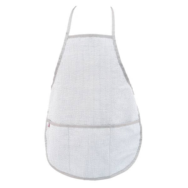 Grey Seersucker Art Smock | Mint for wholesale by Mint