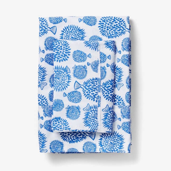 Sheet Set - Blowfish | Marine for wholesale by Lewis