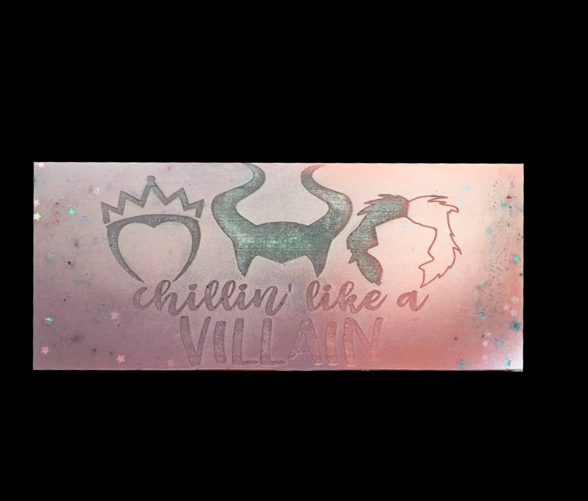 Devine Silicone Moulds – wholesale Craft supplies – Handmade Chillin Like A Villian Silicone Mould1