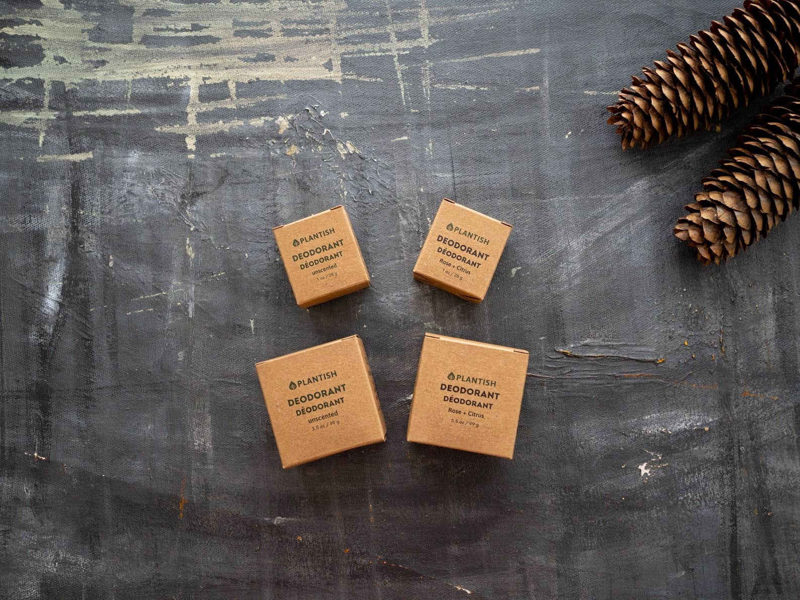 Plantish - Wholesale Deodorant - Unisex - Zero Waste Deodorant Bar - Rose & Citrus2