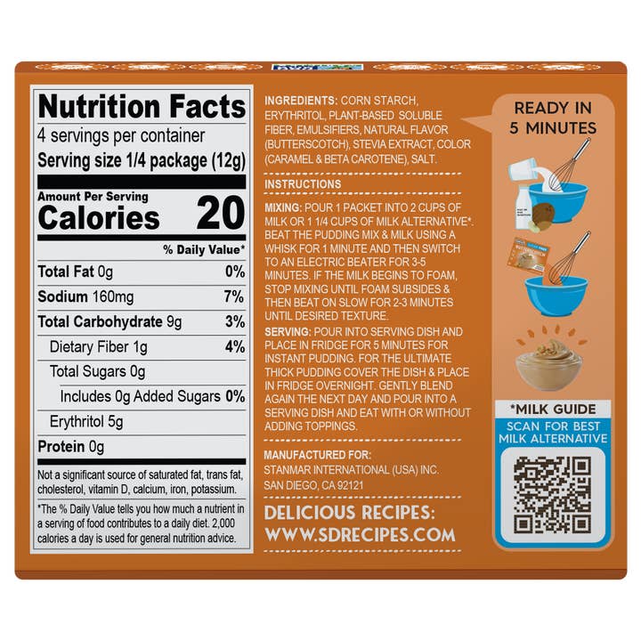 Simply Desserts - Wholesale Pudding - Butterscotch Pudding1