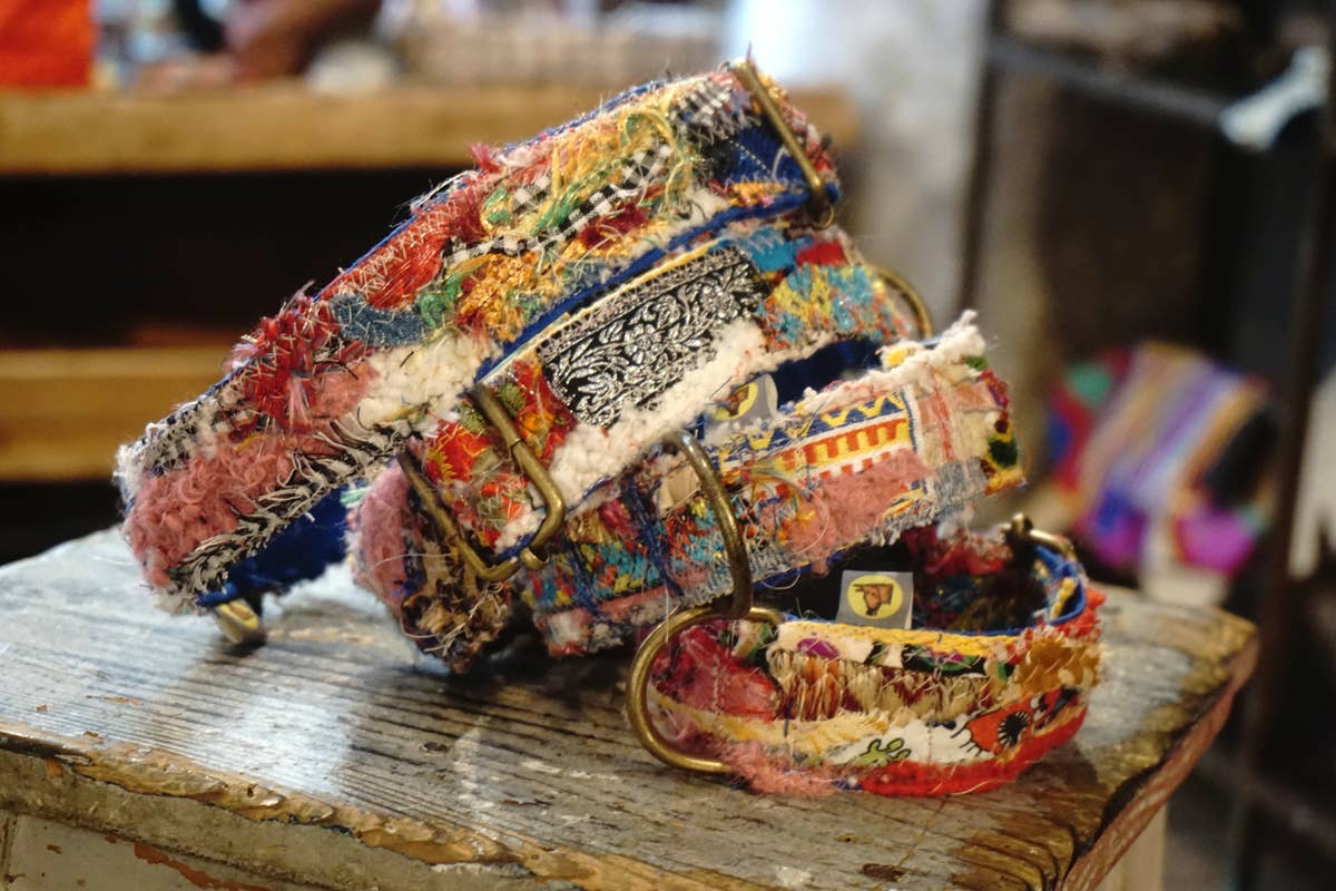 hundsfutter - Wholesale Pet Collar - Dog - Unique "patchwork1" dog collars - box with 4 sizes14