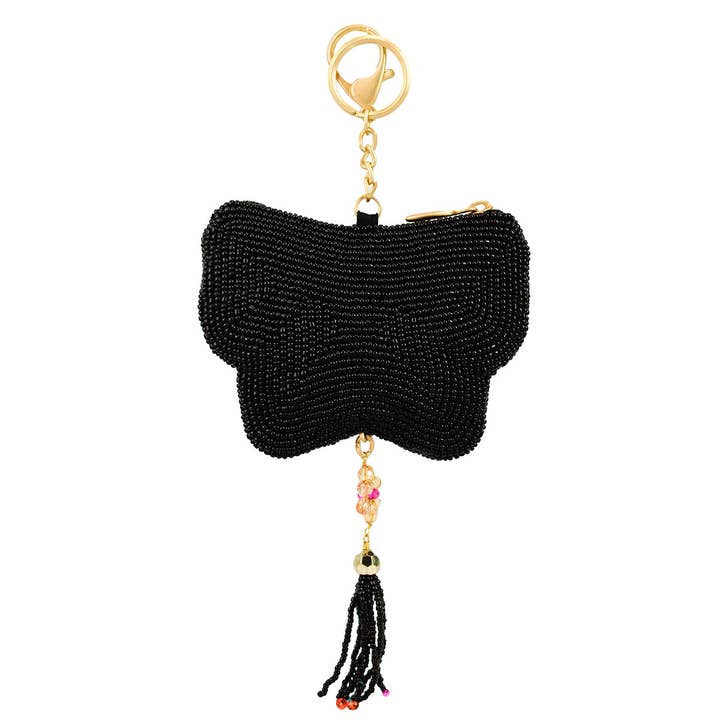 Mary Frances Accessories - Wholesale Coin Purse - Women's - Flight of Fancy Butterfly Beaded Coin Purse3