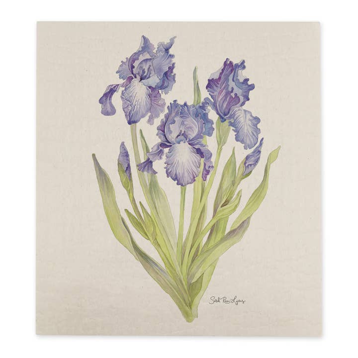 Iris Swedish Dishcloth for wholesale by Sarah Rose