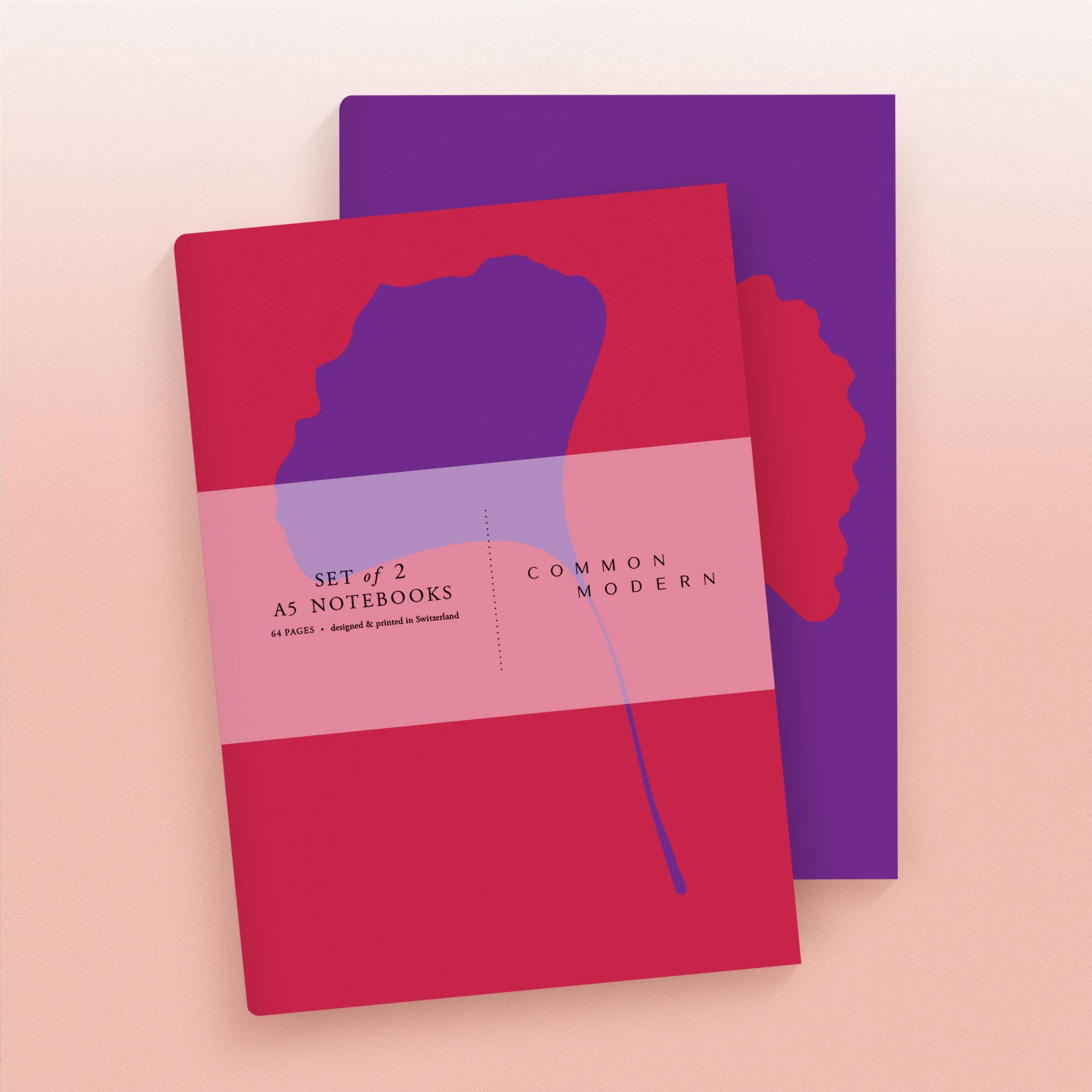 Common Modern - Wholesale Notebook - Ginkgo-Genta A5 Notebook Set of 2 | Notebooks | Stationery5