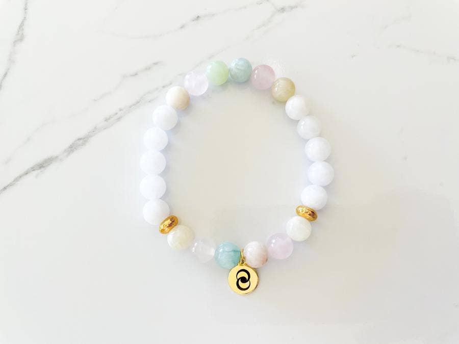 everlur - Vente Bracelet de perles - Bracelet de pierres précieuses pour la fertilité et la grossesse | Bracelet en cristal