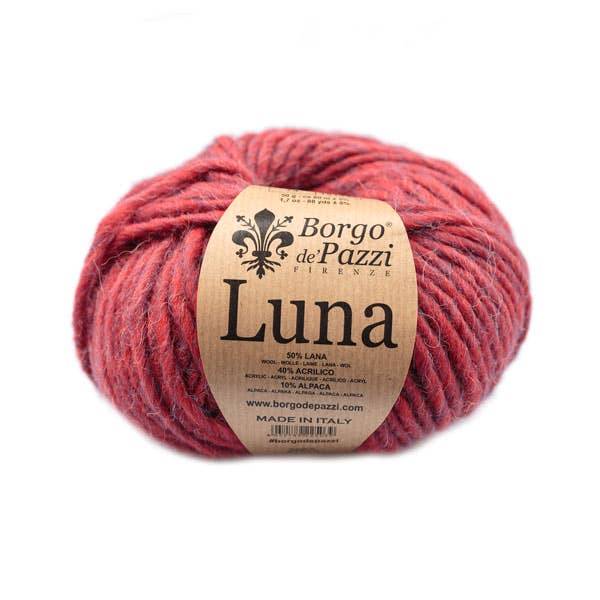 Borgo de' Pazzi - Firenze – Fio por atacado – Luna - Fio de lã multiuso em pacote com 10 novelos de 50 g53