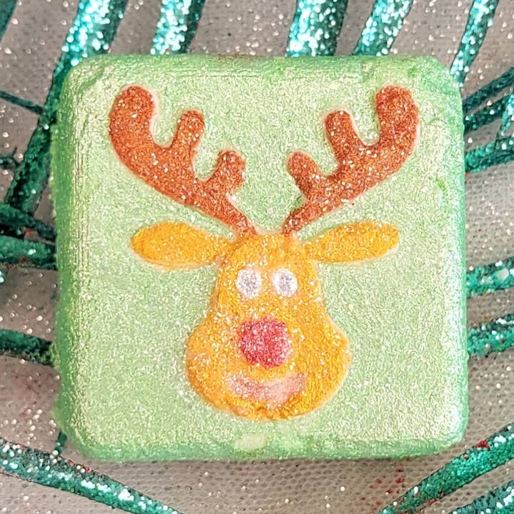 Moule à bombe de bain Mini Christmas Reindeer - Moule imprimé en 3D pour la vente par Ocean Moulds