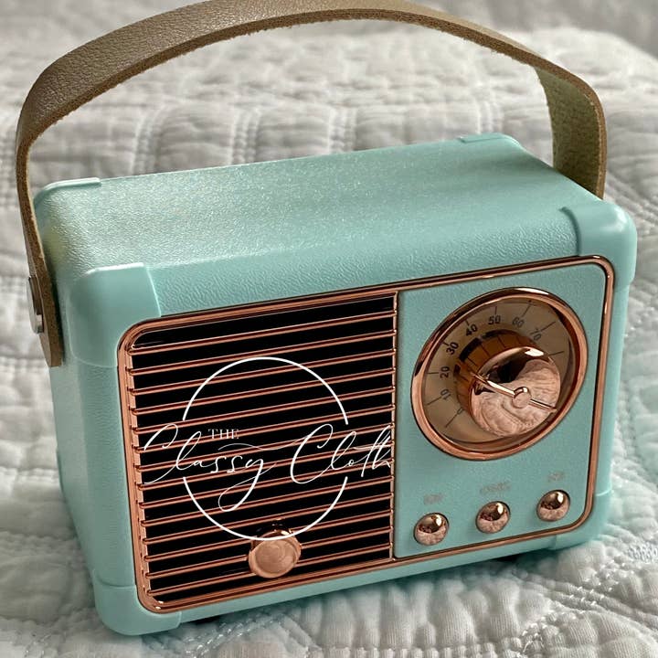 The Classy Cloth WS - Vendita all'ingrosso Casse audio - Altoparlante wireless Retro Radio - Mint RTS1