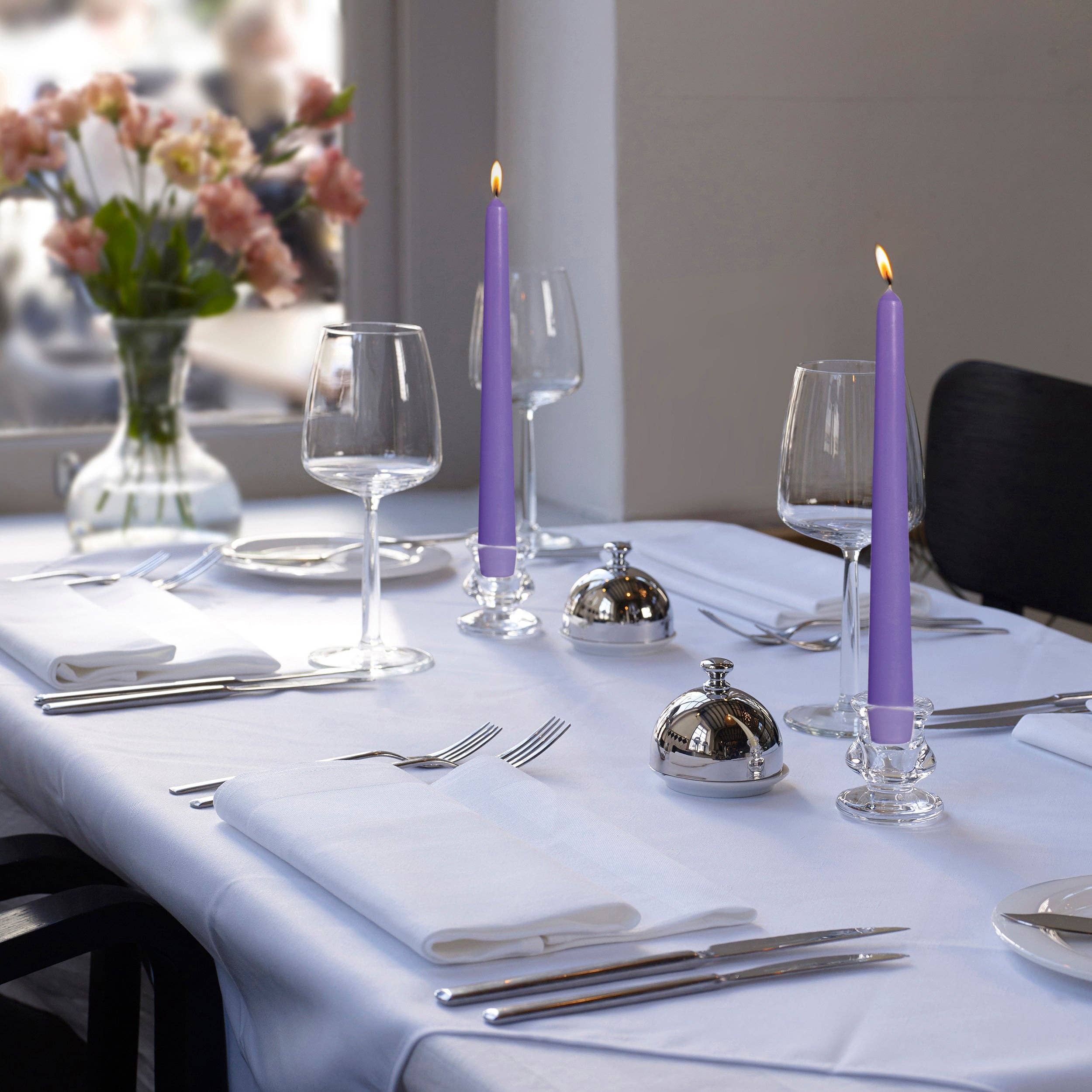 BOLSIUS – Engroshandel Stearinlys/lysestage – Høje 25 cm kegleformede lys, 10 stk. - Bryllup, dekorative, farvede og duftfri60