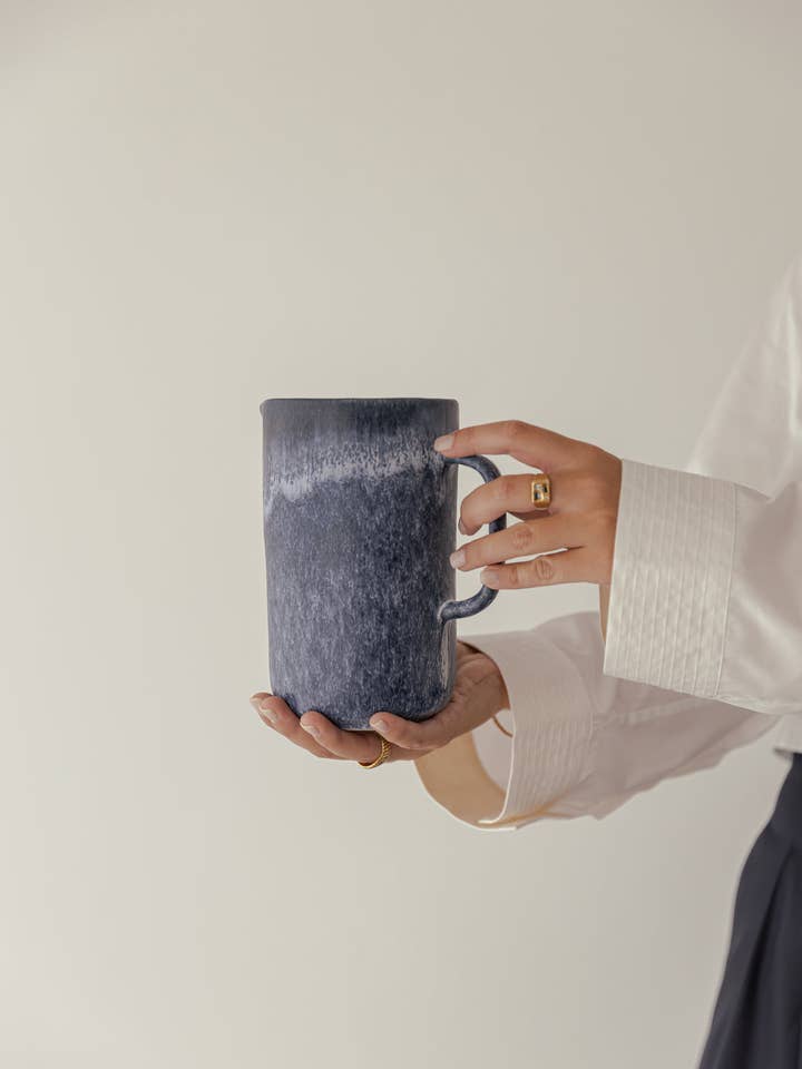 Sea blue turtle jar for wholesale by San Pi