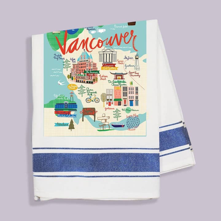 MAKE Original - Vancouver Carolyn Gavin - Tea Towel for wholesale by MAKE Vancouver