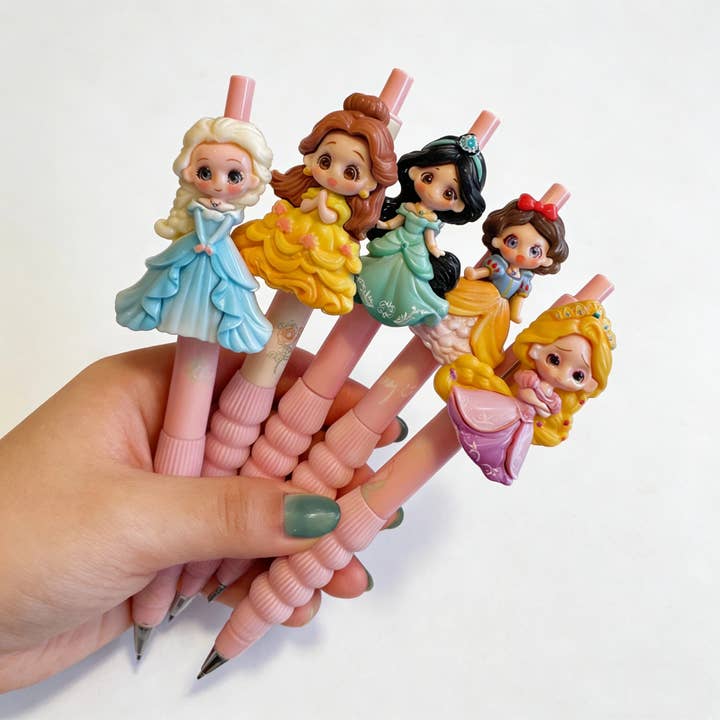 Princess Decorative Ballpoint Pens Click pen Options Stationery for School & Office for wholesale by Auraquise