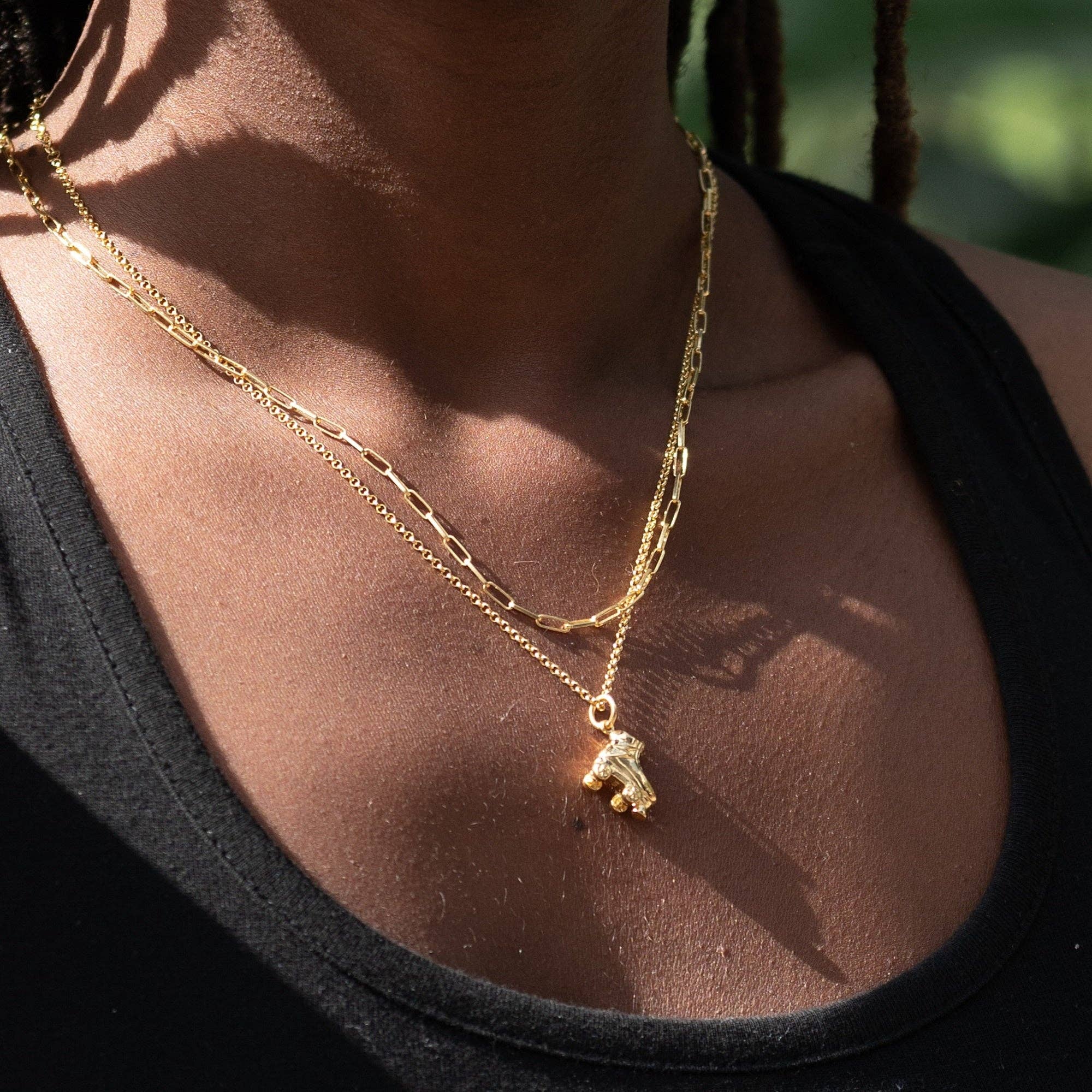 Scream Pretty - Recycled Sterling Silver Jewellery - Wholesale Pendant/Charm Necklace - Roller Skate Necklace2