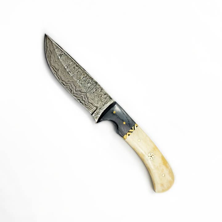 DAMASCUS STEEL HUNTING KNIFE BY TITAN TD-172 for wholesale by Titan International