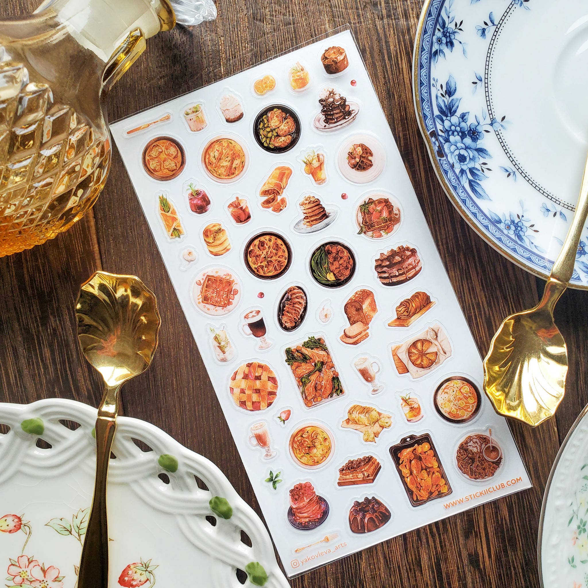 STICKII - Vendita all'ingrosso Adesivo - Foglio di adesivi per buffet da leccarsi i baffi1