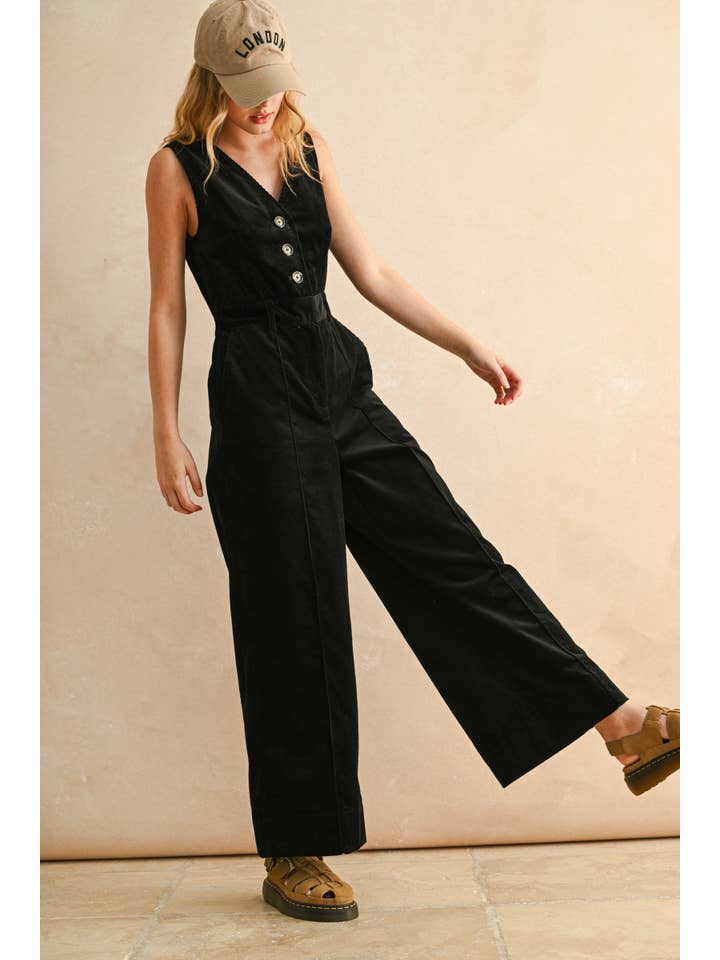 MIOU MUSE - Wholesale Jumpsuit - Women's - JU5682 CORDUROY JUMPSUIT4