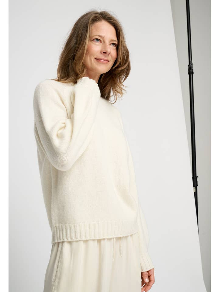 sienna knit wool - ecru for wholesale on Faire