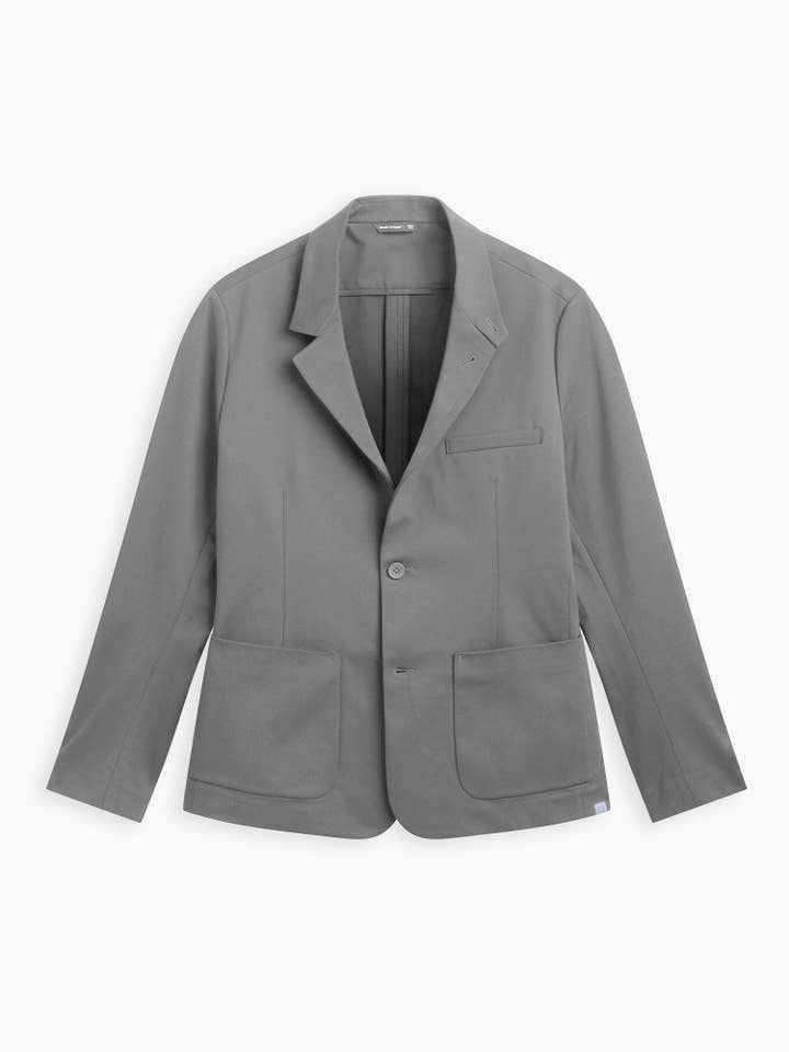 Blazer Cinétique pour Hommes - Gris Ardoise (MPS) pour la vente par Ministry Of Supply
