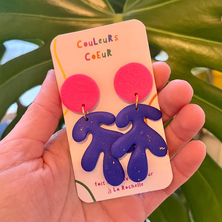 UDSALG - Seychellerne Blå & Neonrosa for engroshandel hos Couleurs cœur