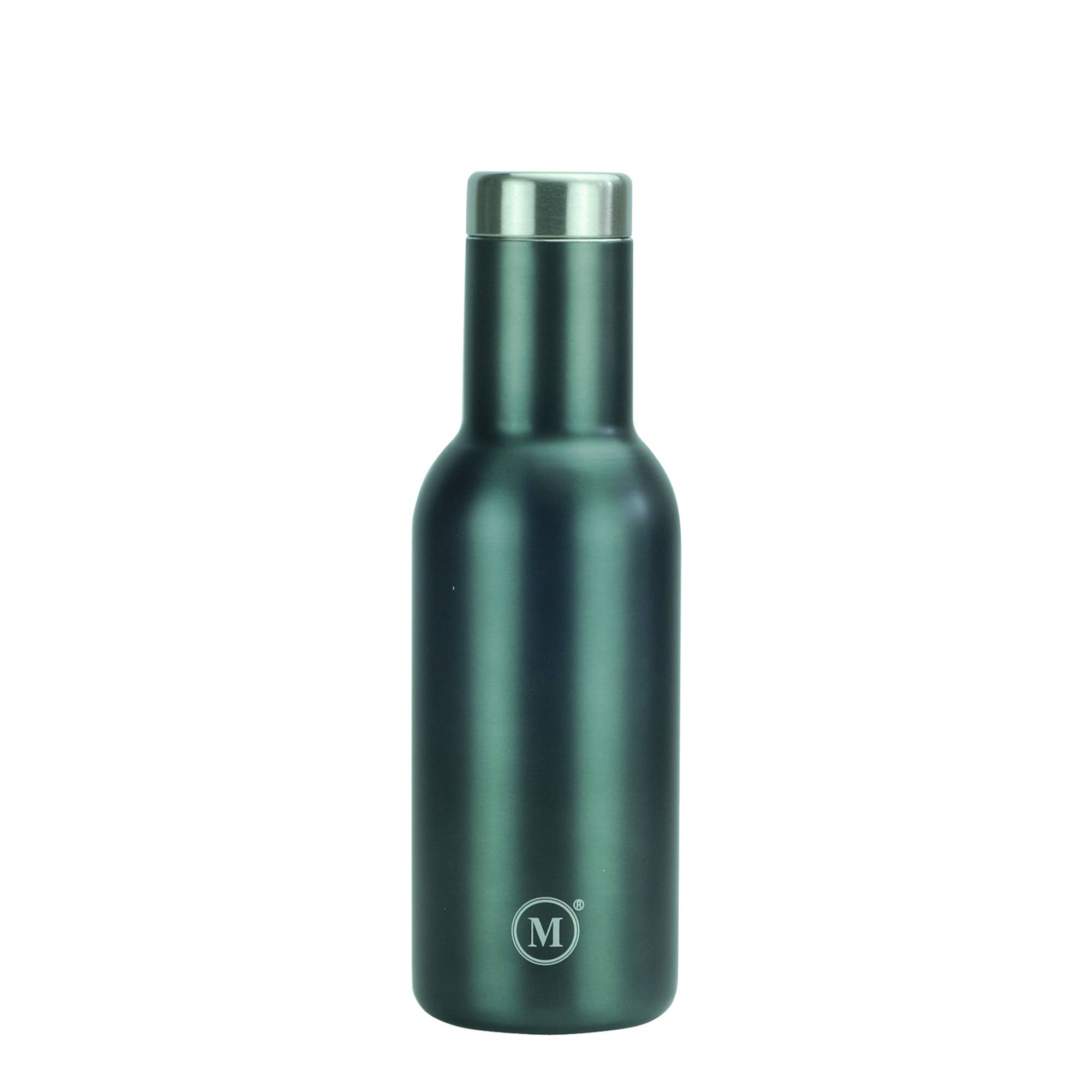 Minimal - Wholesale Water Bottle - Minimal Insulated Wine Bottle 600ml Gunmetal0