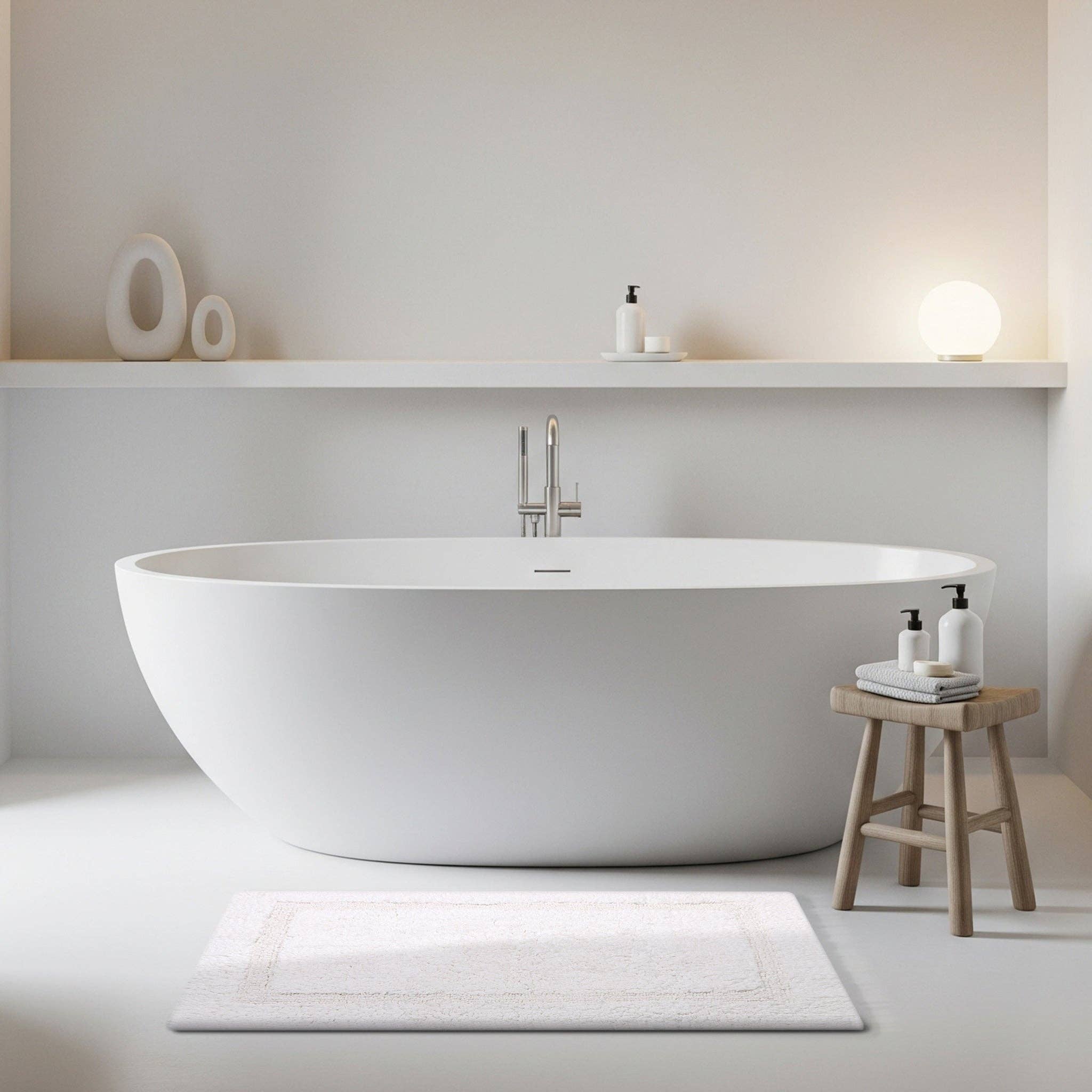 Delara - Wholesale Bath Mat - Organic Cotton Reversible Bath Mat – 3000 GSM17