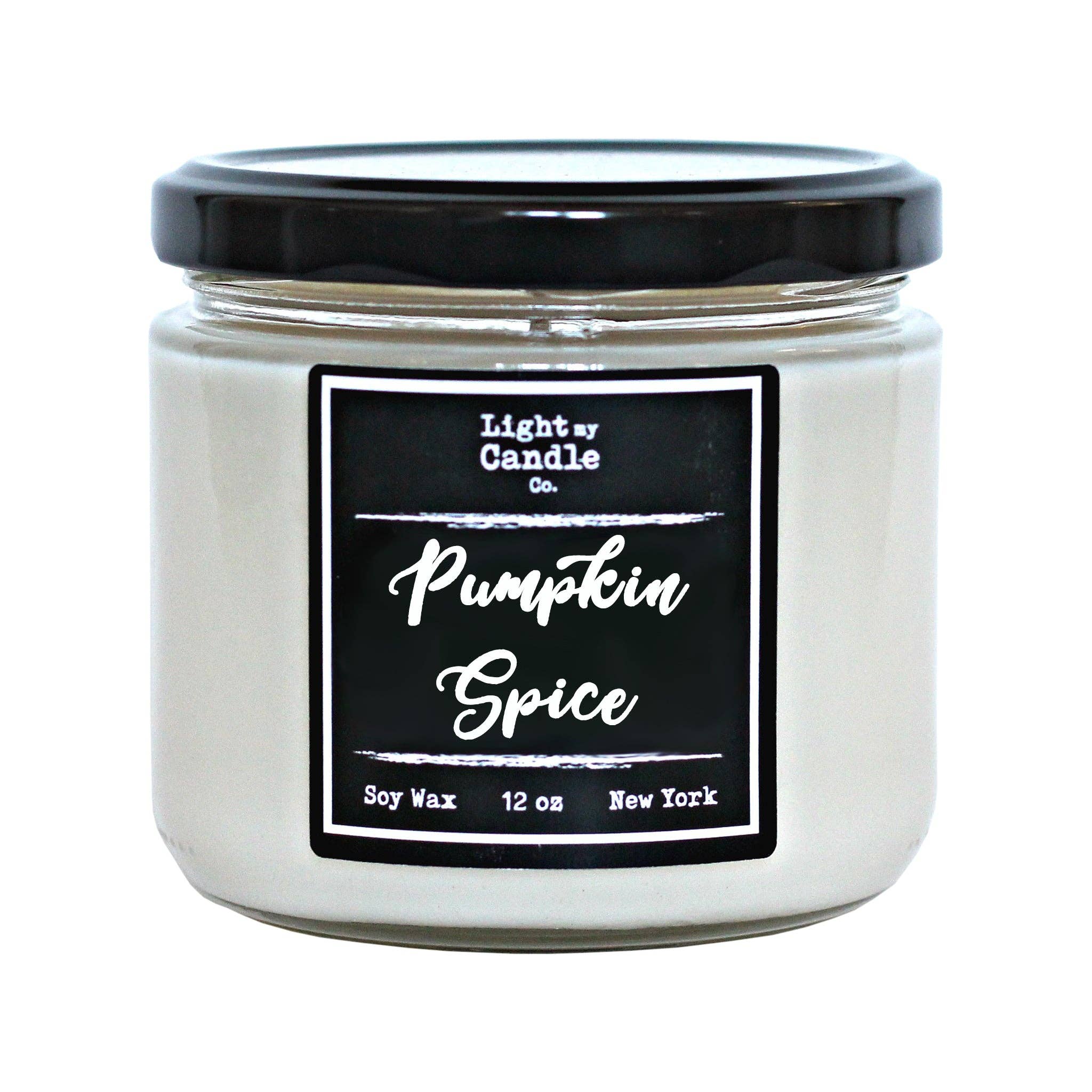 Light My Candle Co - Wholesale Jar/Filled Candle - Pumpkin Spice Soy Candle