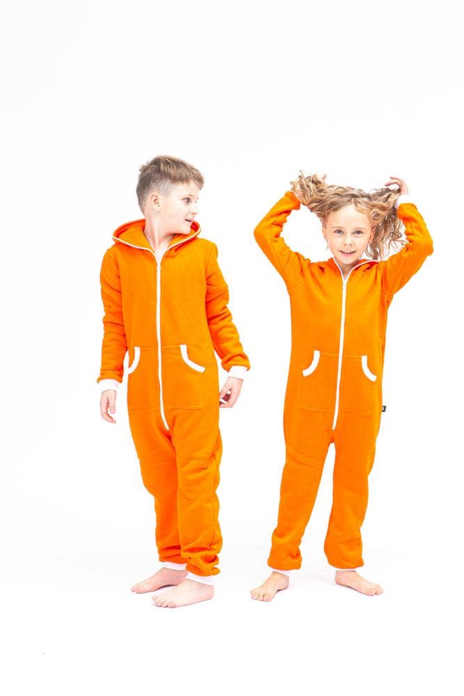 Sofa Killer - Wholesale Onesie - Kids - Sofa Killer Orange Unisex Kids Onesie With White Cuffs