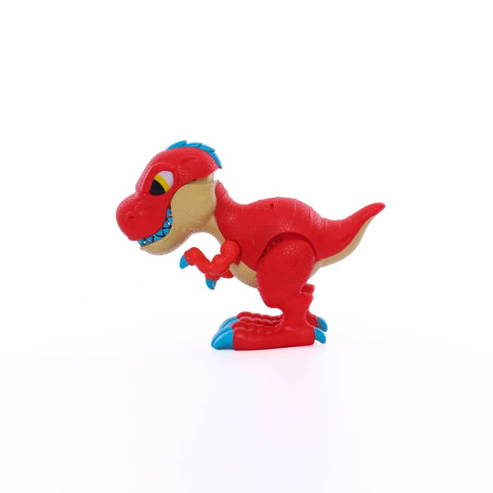 World Roller Toys - Wholesale Figurine Toy - Kids - Dino Troop Kids® T-Rex | Articulated Dinosaur Sound Effects
