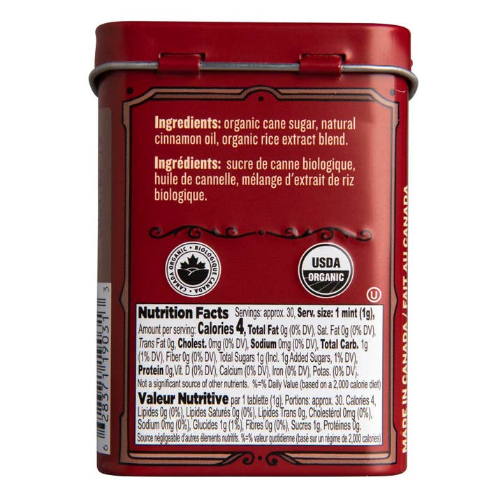 Big Sky Brands Inc. - Wholesale Mints - Clawhammer Certified Organic Mints - Hot Cinnamon - 48ct1