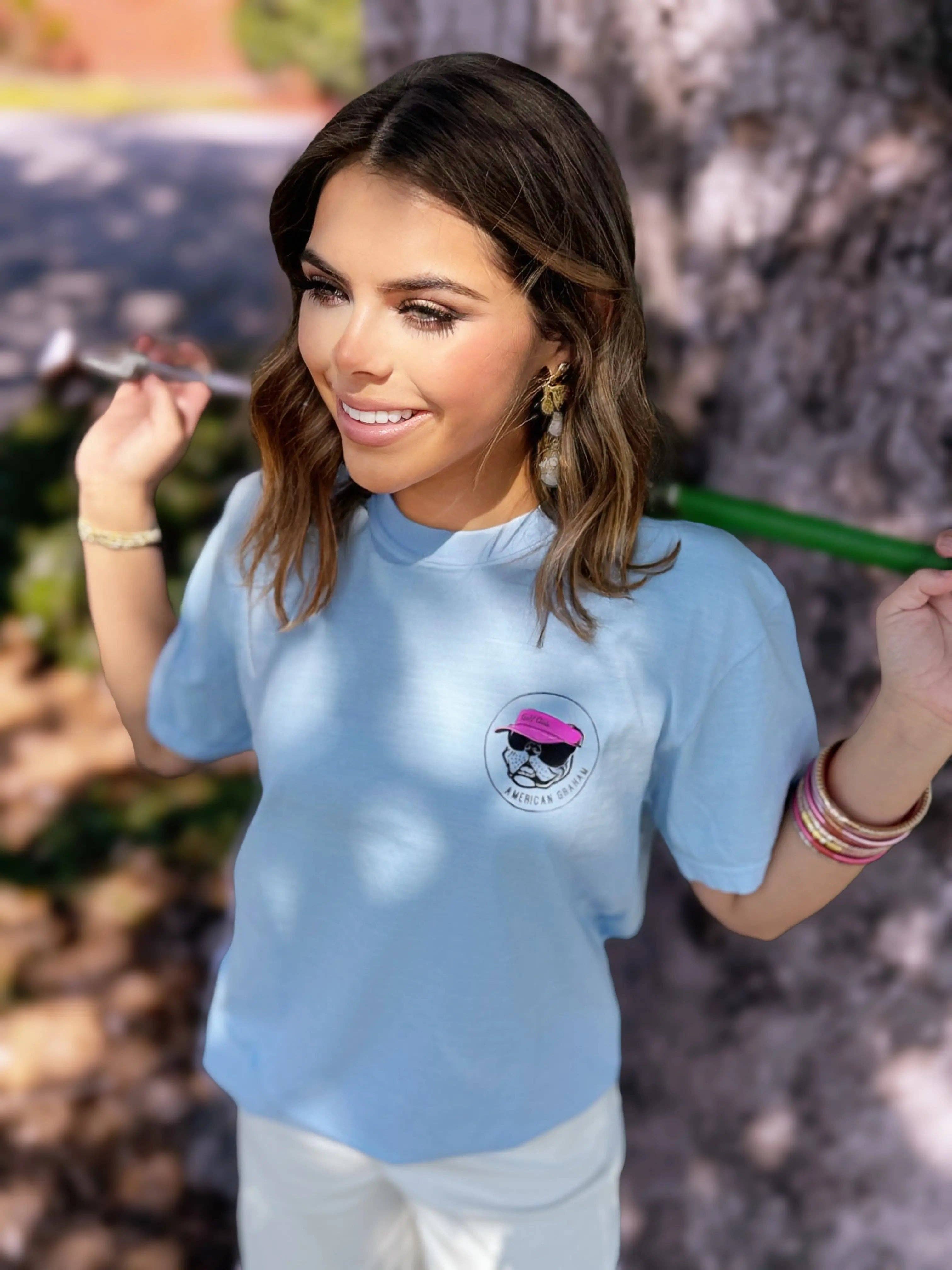 American Graham Apparel - Wholesale Screen Printed T-Shirt - Unisex - Hush Y'all Golf Tournament Artisan Graphic Tee2