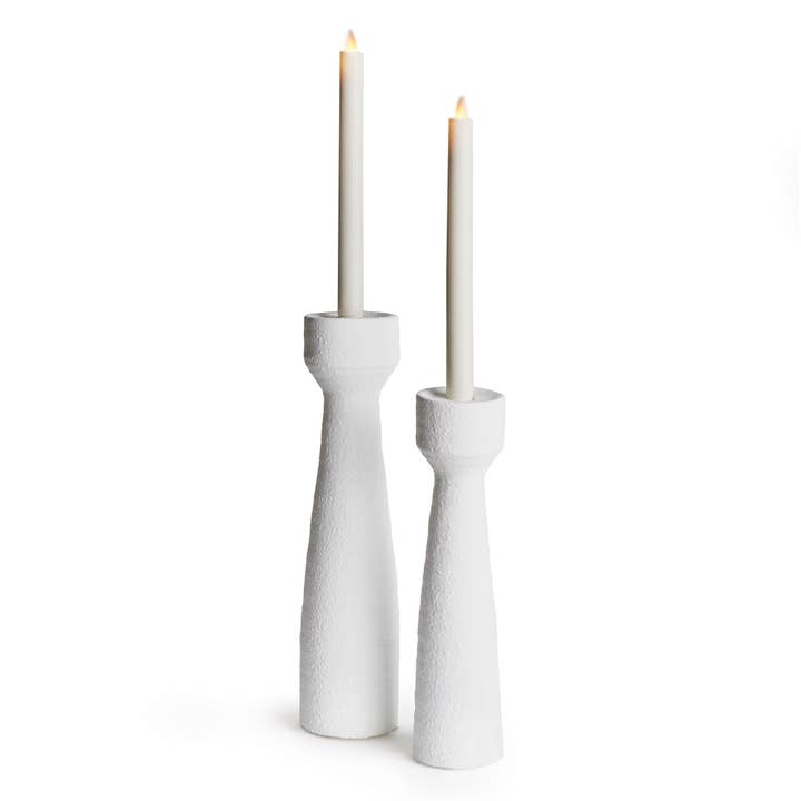 Colton Taper Candlestands - White for wholesale by Napa Home & Garden