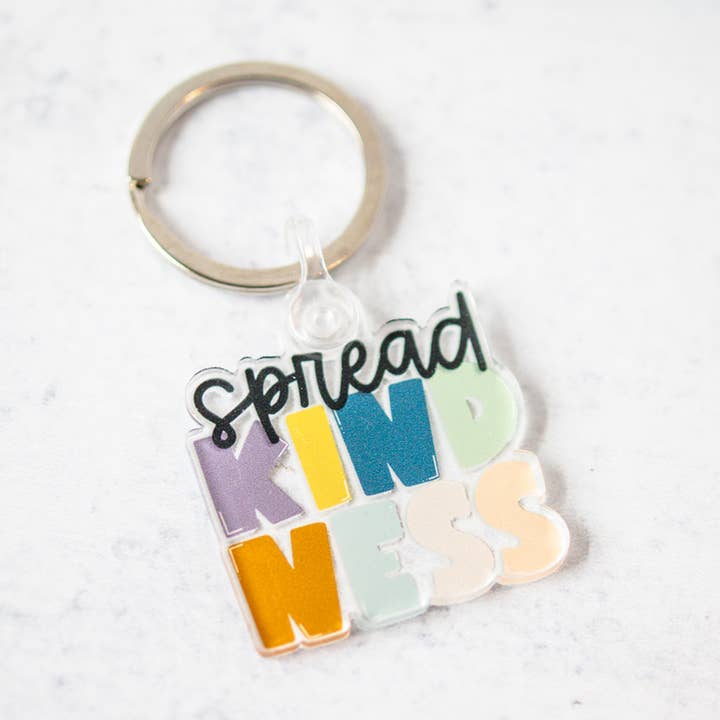 Spread Kindness, Keychain for wholesale by Savannah and James Co