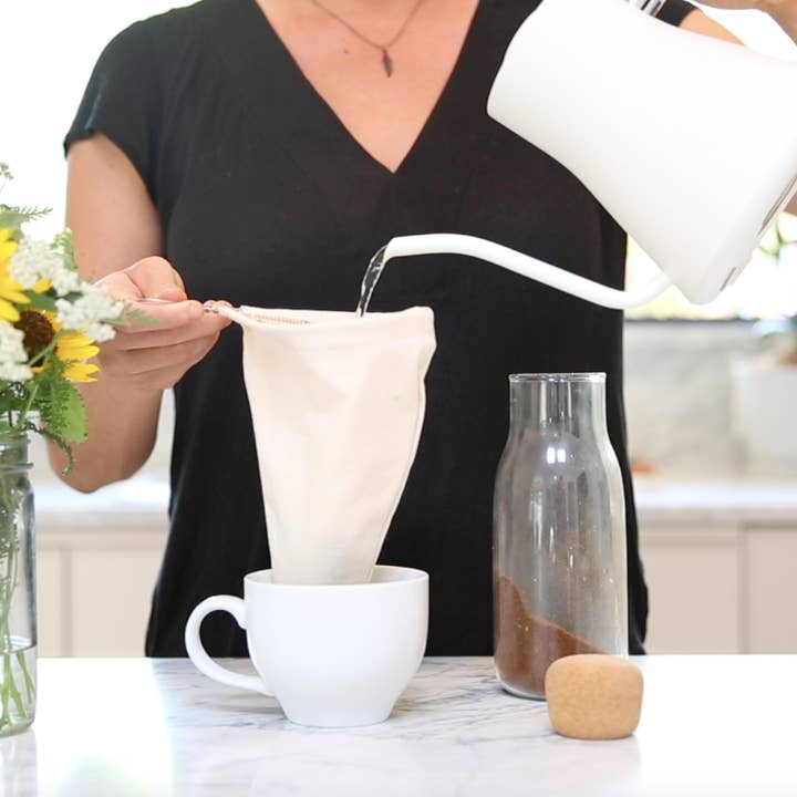 CoffeeSock – wholesale Kaffefilter – Återanvändbart ekologiskt kaffefilter - Resestil (1pk)