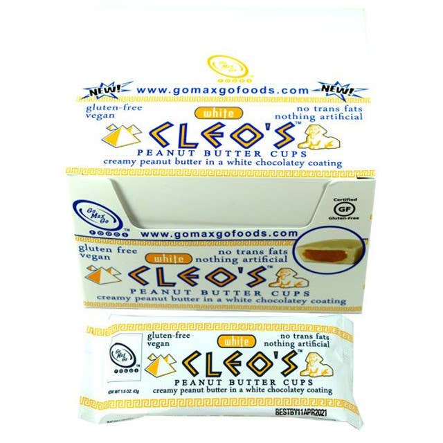 Cleo's White Peanut Butter Vegan Candy Bars 1.5oz - 12ct for wholesale by I Got Your Candy