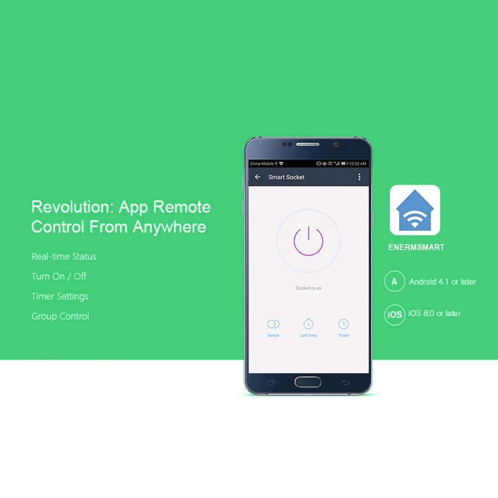 ENER-J – wholesale Power adapter – Smart 1 Gang Wifi Touch Switch No Neutral Needed3