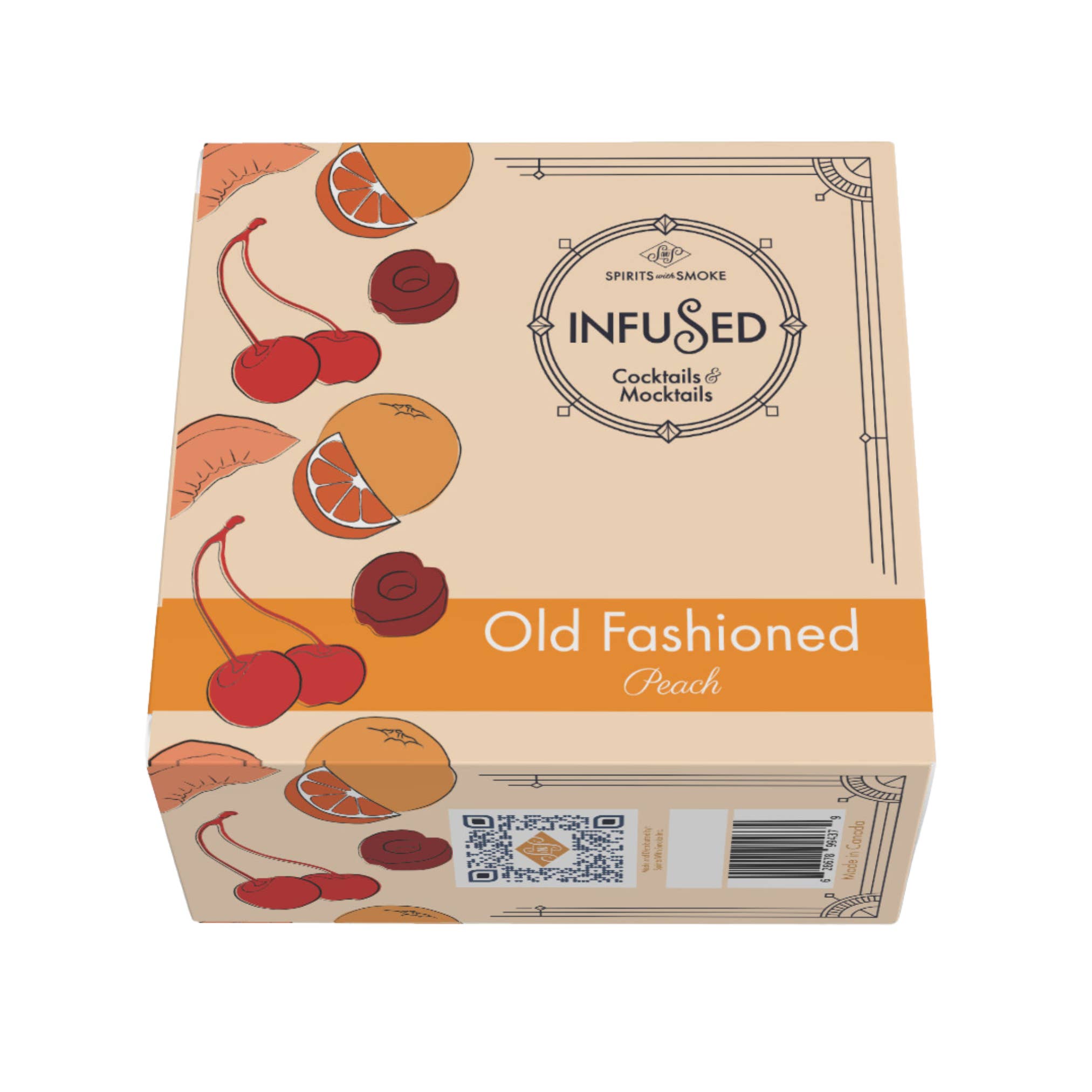 Spirits WIth Smoke - Wholesale Cocktail Mix/Syrup - Cocktail & Mocktail Infusion | Peach Old Fashioned