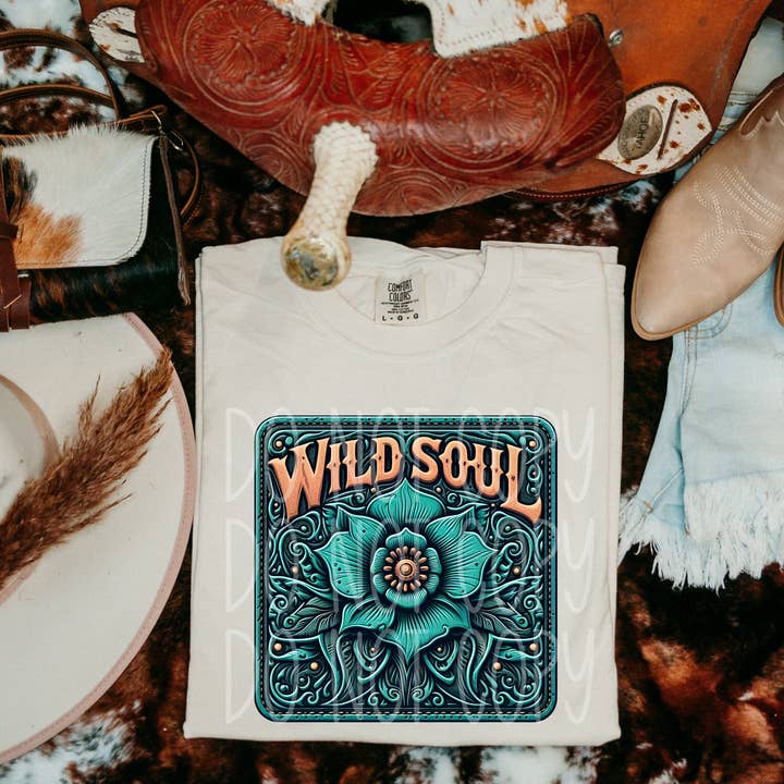 Wild Soul DTF Transfer | Trendy DTF Transfer | Ready to Press | High Quality DTF Transfers | Fast Shipping for wholesale by Red Dirt Transfers