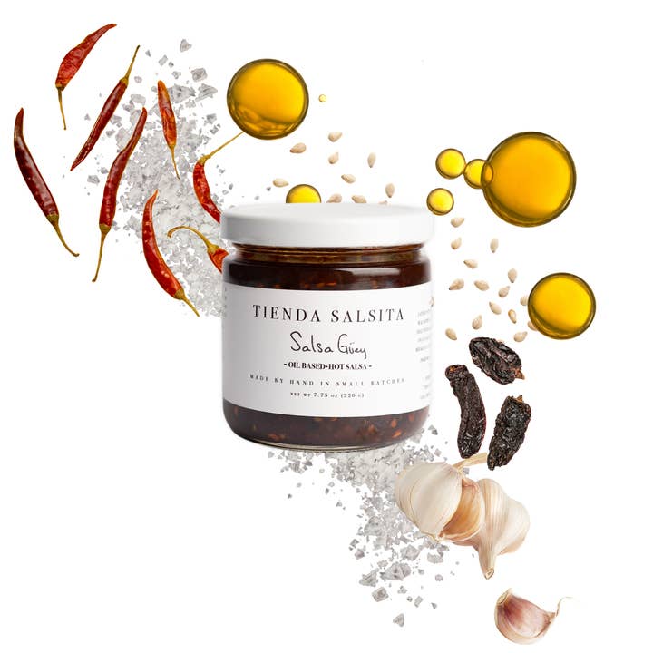 Salsa Güey Hot (Salsa Macha-stil) | Kryddig Gourmet Chileolja för wholesale av Tienda Salsita