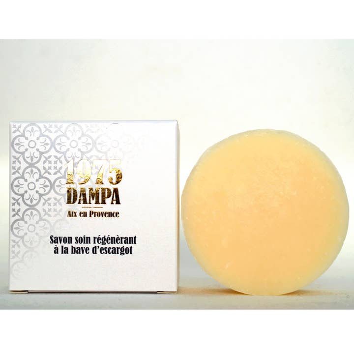 Snail slime mask soap for wholesale by Dampa 1975